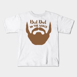 Best Dad in the World Funny Gift Father's Day Kids T-Shirt